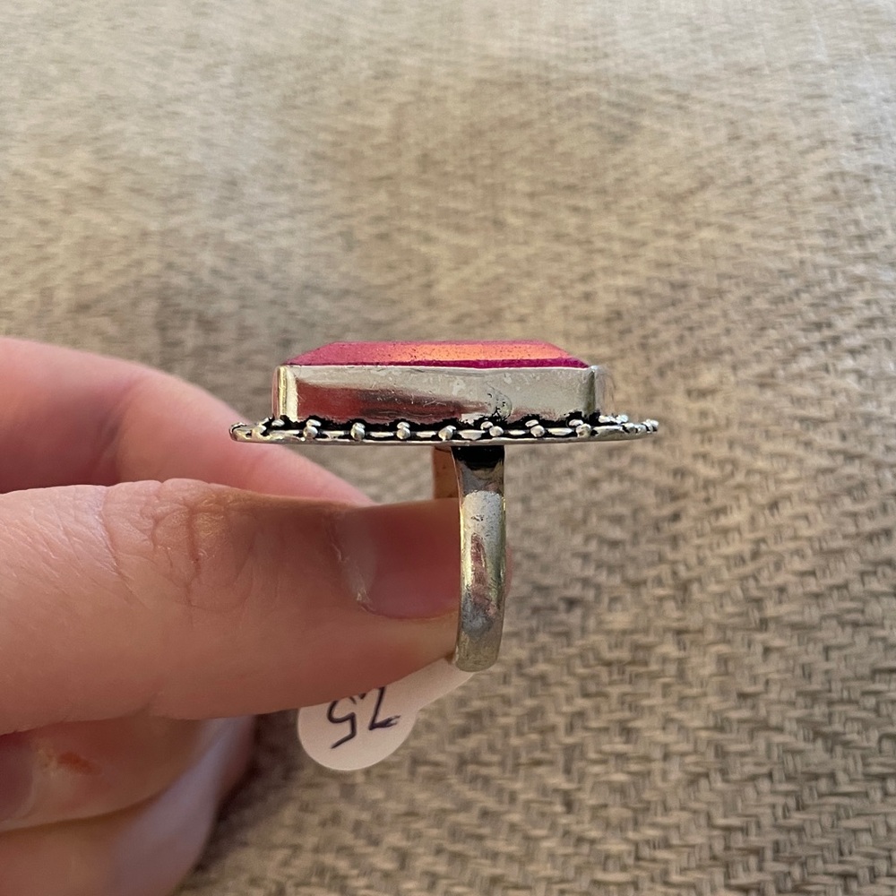 Sterling Silver Ruby Ring - image 5